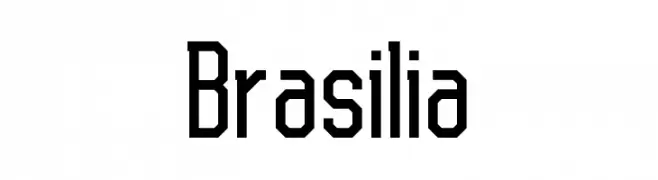 Brasilia  font caratteri gratis