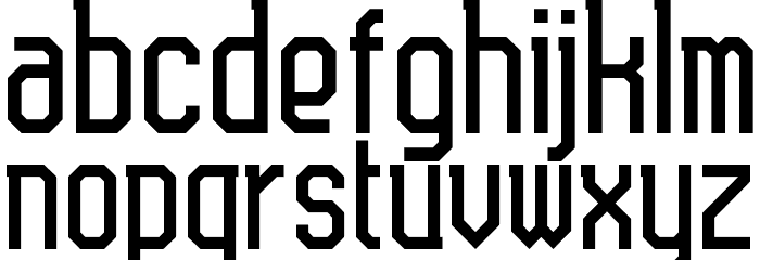 Brasilia Font LOWERCASE