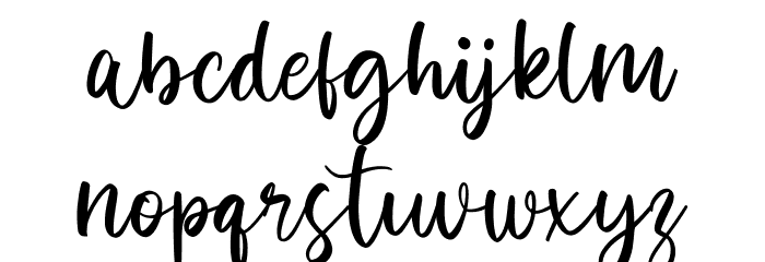 Brasons Risool Free Font LOWERCASE