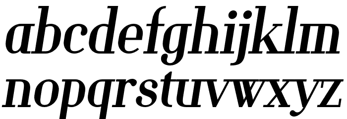 Brass Hopper Body PERSONAL Italic Font LOWERCASE
