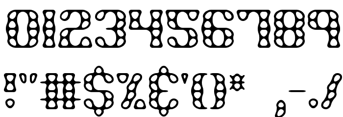 Brass Knuckle BRK Font OTHER CHARS