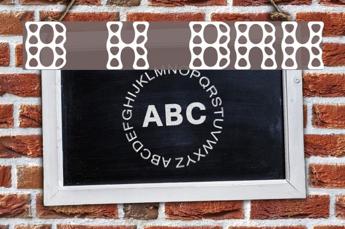 Brass Knuckle BRK Font examples