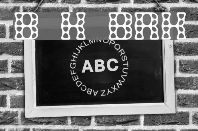 Brass Knuckle BRK Font examples