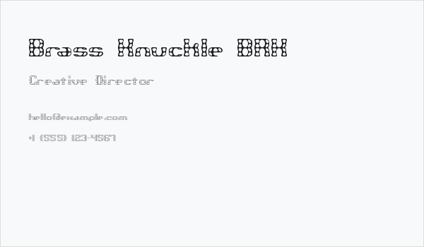 Brass Knuckle BRK Business Card