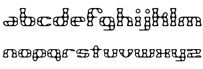 Brass Knuckle BRK Font LOWERCASE
