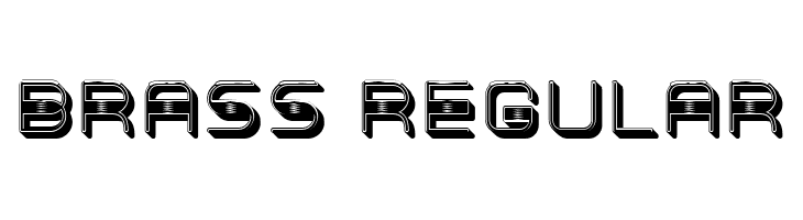 Brass Regular  フリーフォントのダウンロード