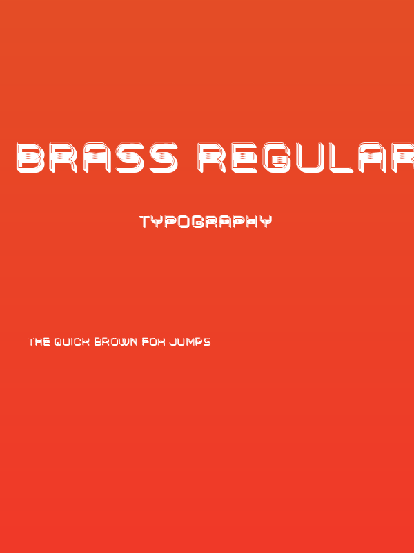 Brass Regular Poster