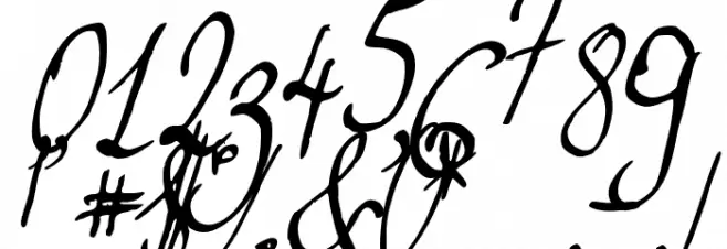 Brasserie Font OTHER CHARS