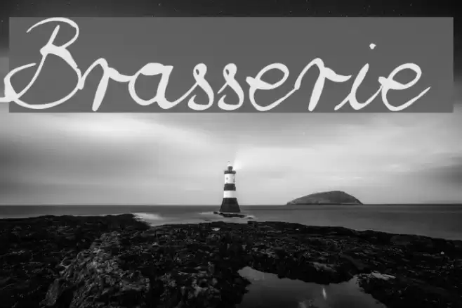 Brasserie Font examples
