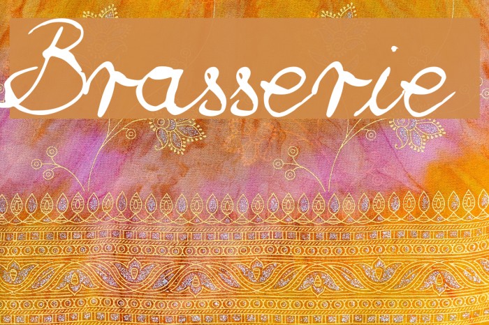 Brasserie Font examples