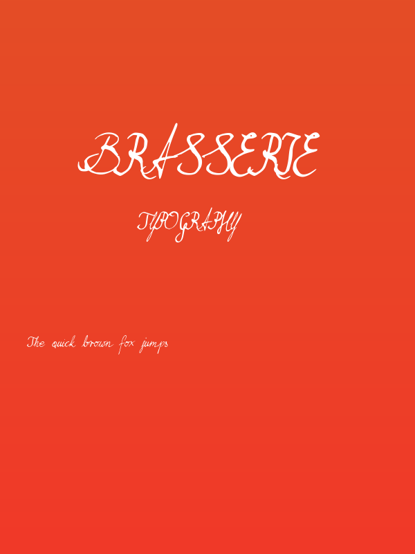 Brasserie Poster