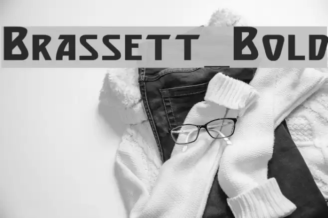 Brassett_Bold Font examples