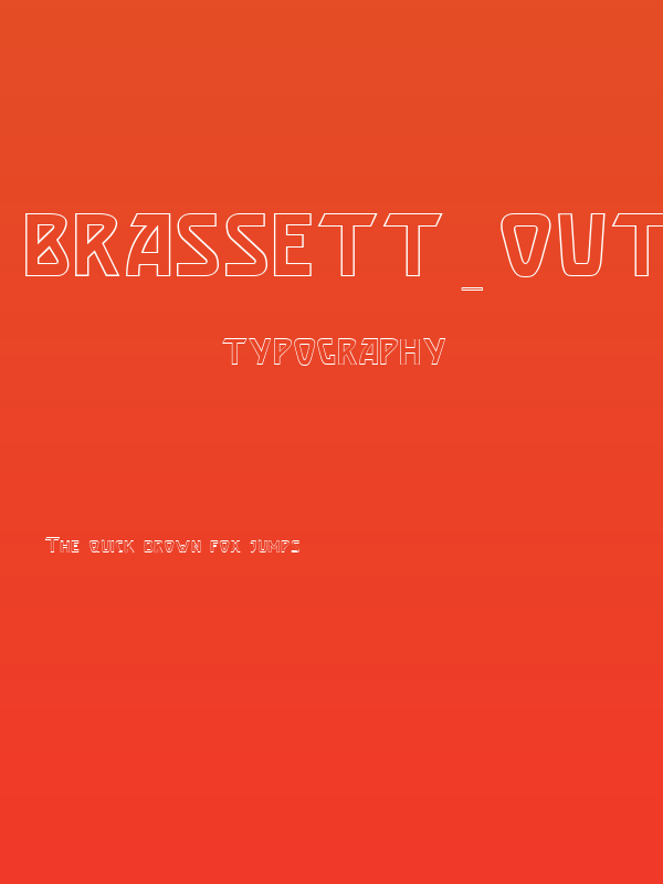 Brassett_Outline Poster