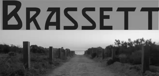 Brassett Font examples