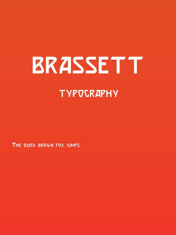 Brassett Poster