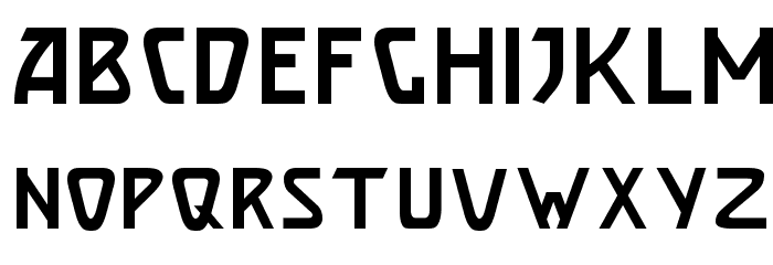 Brassett Font LOWERCASE