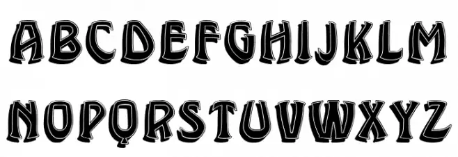 Brassica Filled Regular Font OTHER CHARS