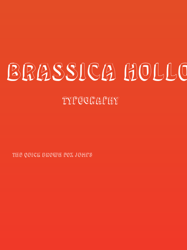 Brassica Hollow Regular Poster