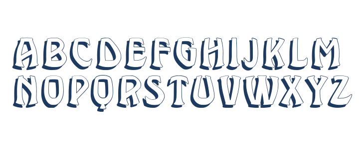 Brassica Hollow Regular Lowercase