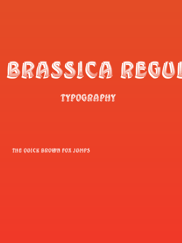 Brassica Regular Poster