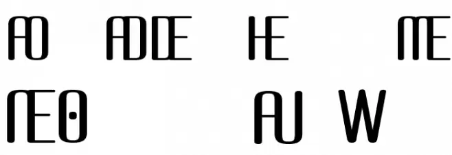 Brassiere Alternates Шрифта ВЕРХНИЙ