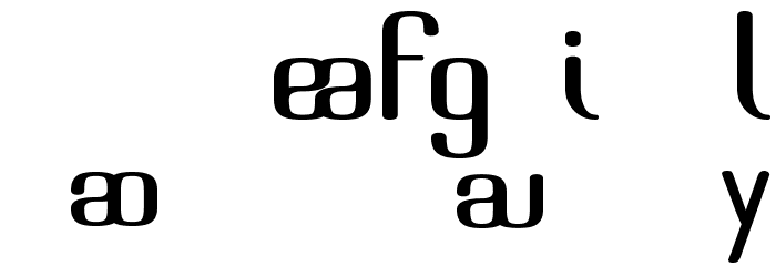 Brassiere Alternates Font LOWERCASE
