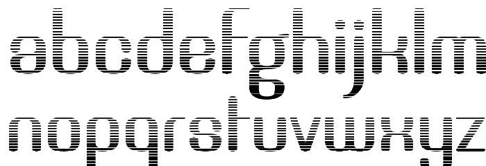 Brassiere Line Font LOWERCASE