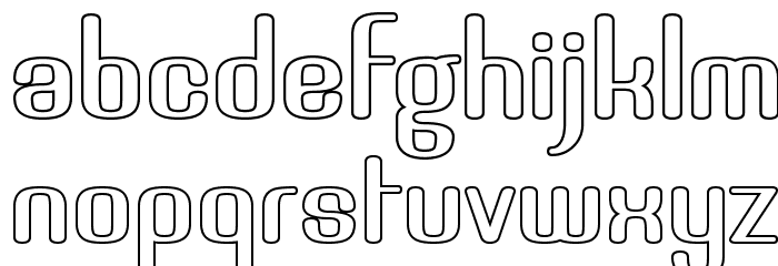 Brassiere Seethru Font LOWERCASE