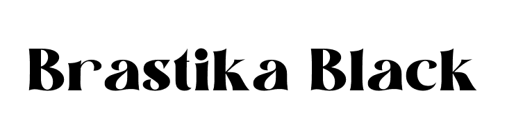 Brastika Black  フリーフォントのダウンロード