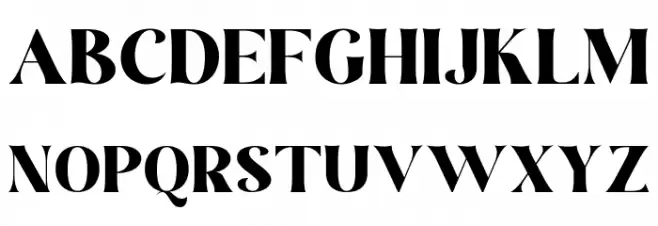 Brastika Black Font UPPERCASE