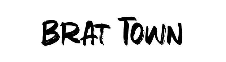 Brat Town  font caratteri gratis