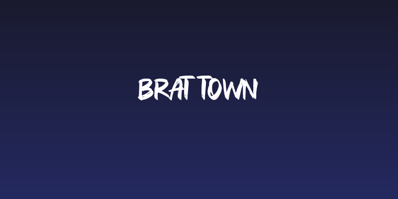Brat Town Social Header