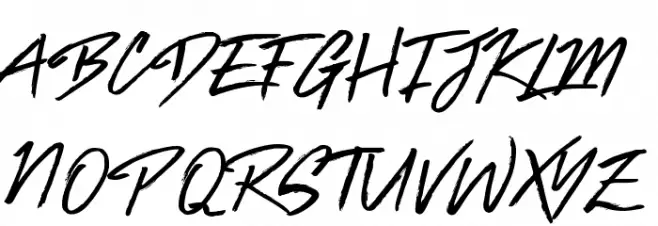 Brat Font Litere mari