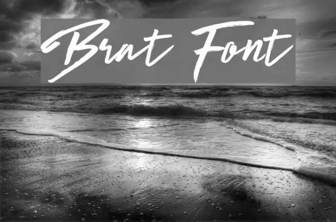 Brat Font examples