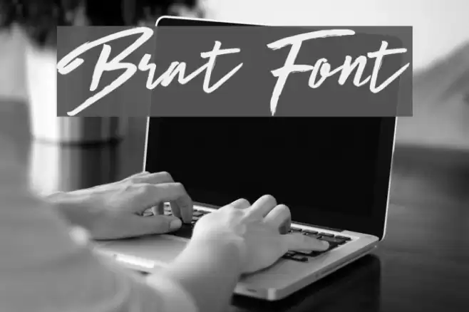 Brat Font examples