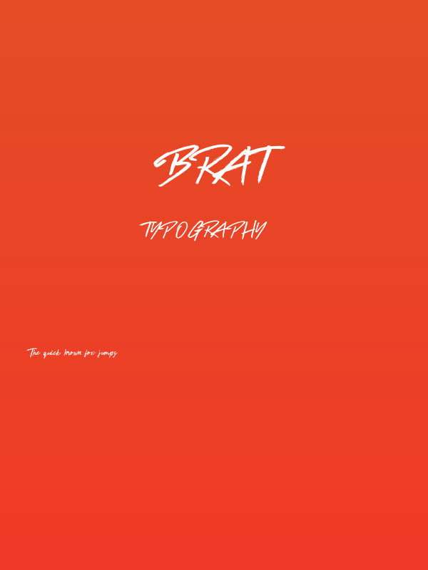 Brat Poster
