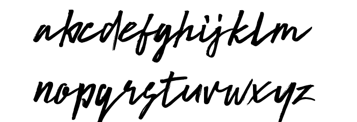 Brat Font LOWERCASE