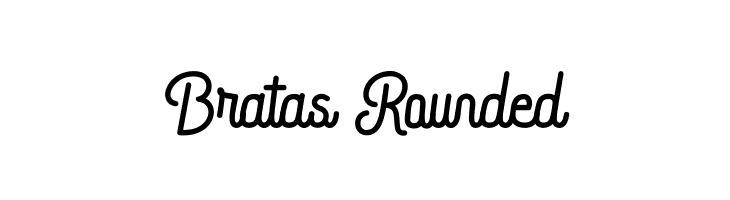 Bratas Rounded  font caratteri gratis