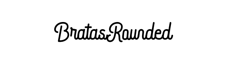 Bratas Rounded  Descarca Fonturi Gratis