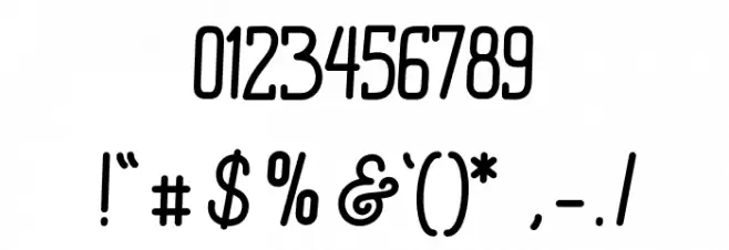 Bratas Rounded Font OTHER CHARS