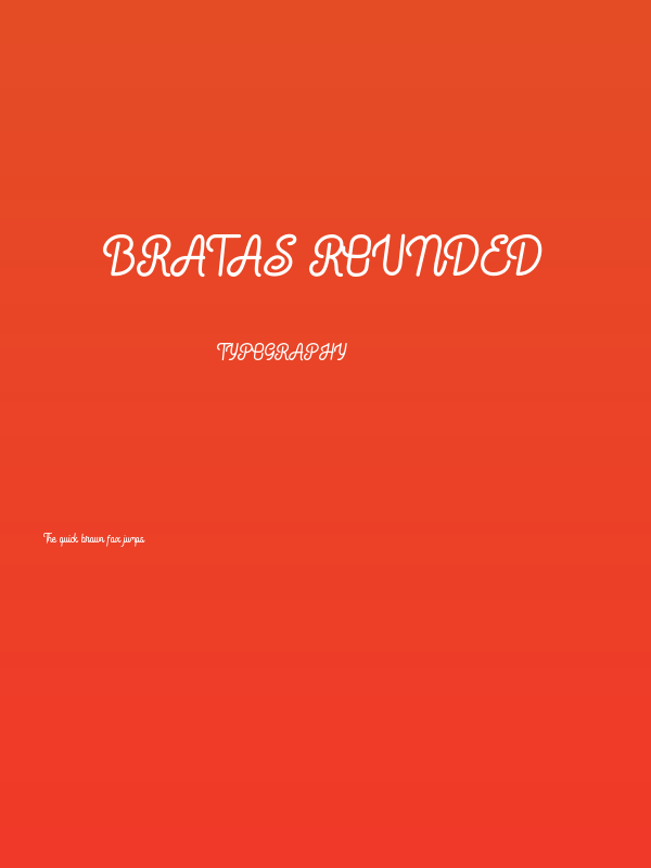 Bratas Rounded Poster