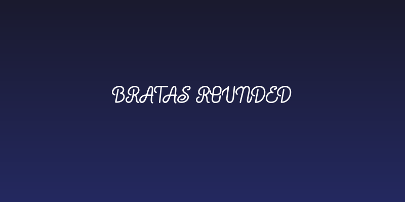 Bratas Rounded Social Header