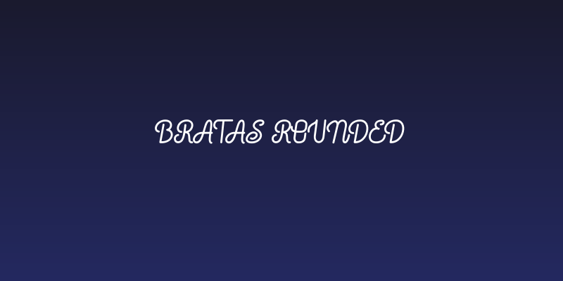 Bratas Rounded Social Header
