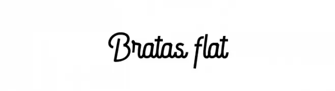 Bratas flat  les polices de caractères gratuit tlcharger