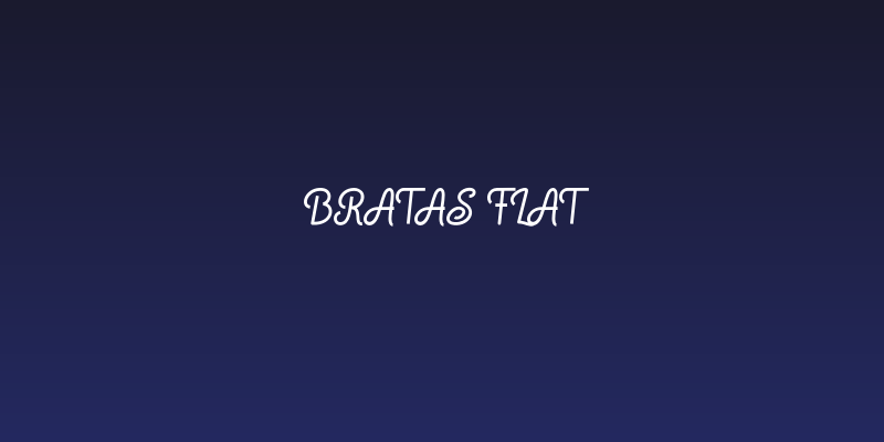 Bratas flat Social Header
