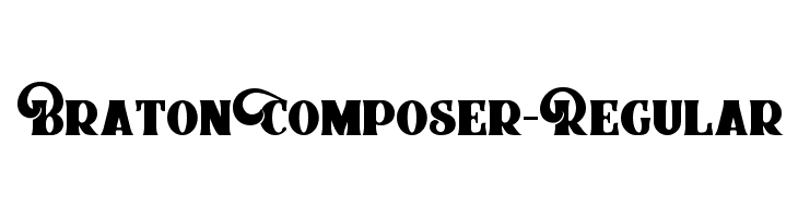 BratonComposer-Regular  免费字体下载