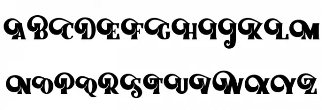 BratonComposer-Regular フォント 大文字