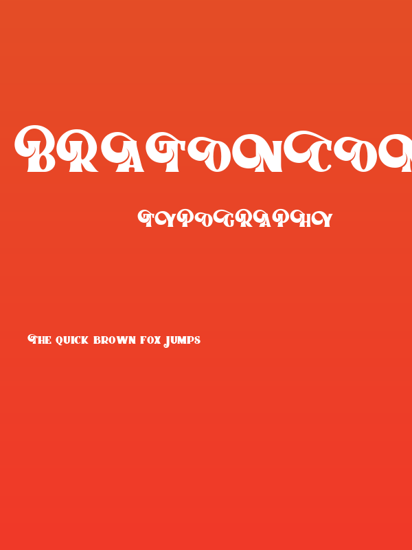 BratonComposer-Regular Poster