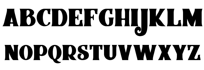 BratonComposer-Regular Font LOWERCASE
