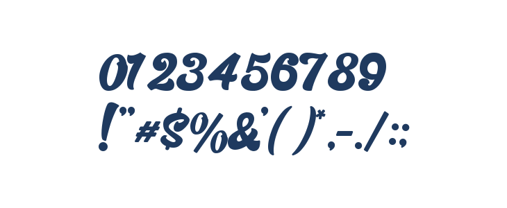 Bratsy Script Demo Reguler Other Characters